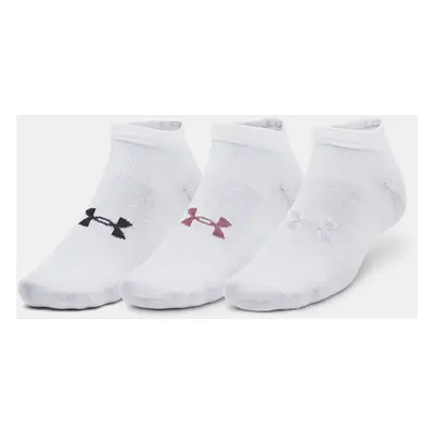 Under Armour Socks UA Essential Low Cut 3pk-WHT - unisex