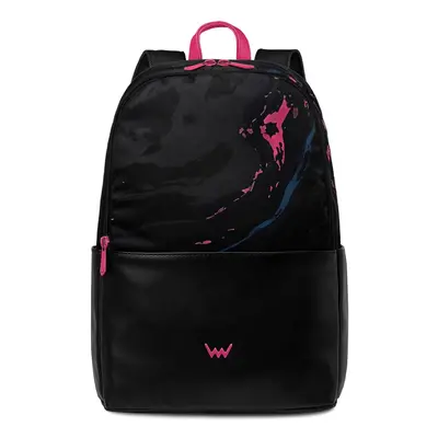 VUCH Zane Marble Black Backpack