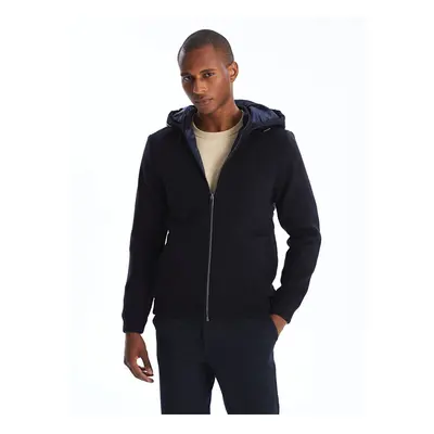 LC Waikiki Men's Standard Fit Hooded Knitwear Cardigan