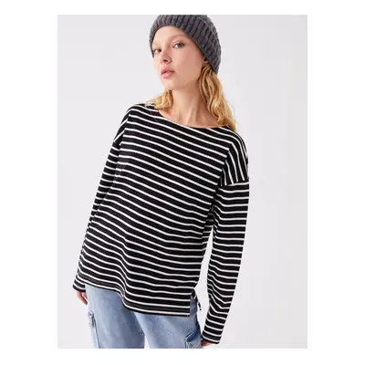 LC Waikiki Crew Neck Striped Long Sleeve Women's T-Shirt