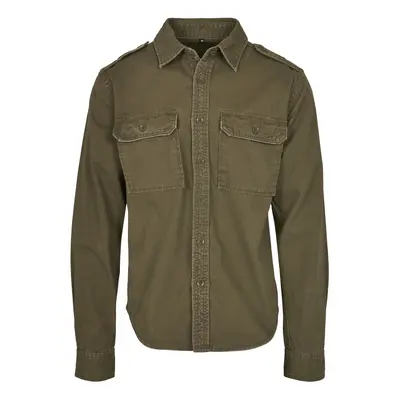 Vintage Long Sleeve Shirt Olive