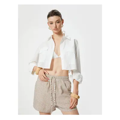 Koton Mini Shorts Pocket Standard Waist