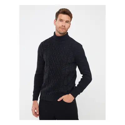 LC Waikiki Turtleneck Long Sleeve Men's Knitwear Sweater