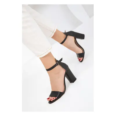 Soho Black-Black Women's Classic High Heel Shoes