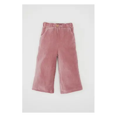 DEFACTO Baby Girl Elastic Waist Corduroy Trousers