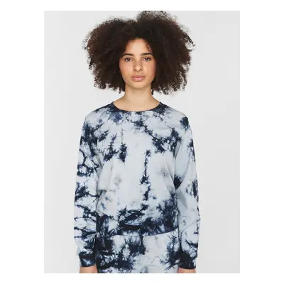 Blue patterned sweatshirt Noisy May Ilma - Women