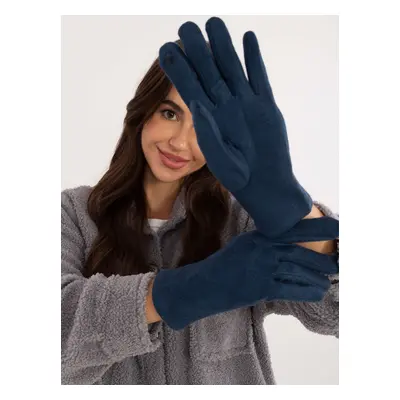 Dark blue insulated gloves