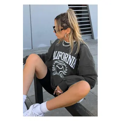 Madmext Mad Girls Smoked Sweatshirt