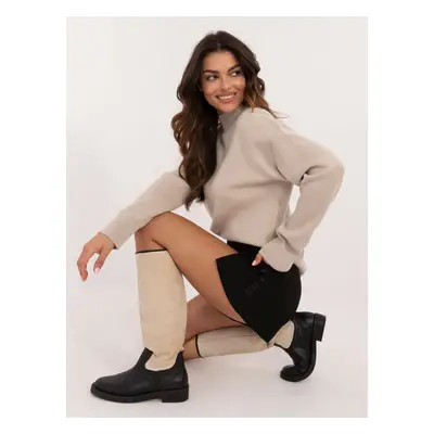 Beige turtleneck sweater SUBLEVEL