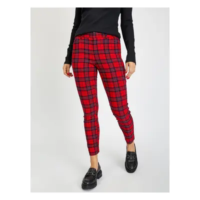 GAP Checkered Skinny Bi-Stretch Trousers - Women