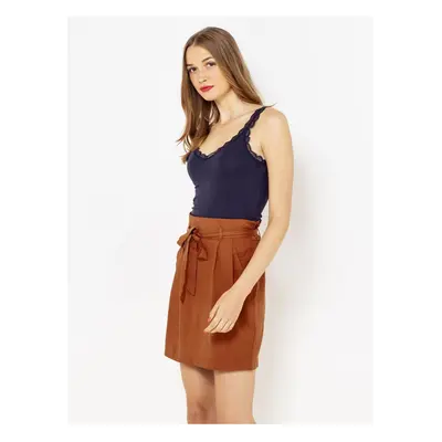 Brown Women's Skirt with Pockets CAMAIEU - Ladies