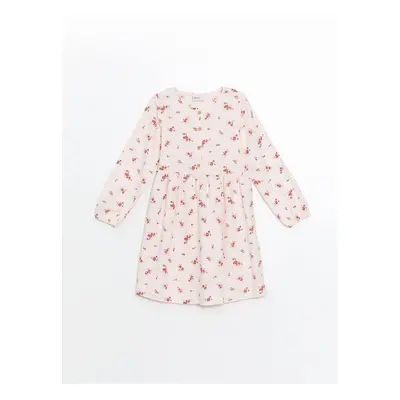 LC Waikiki Lw - Crew Neck Floral Girl's Dress