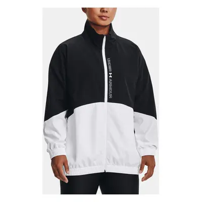 Under Armour Jacket Woven FZ Oversized Jacket-BLK - Women