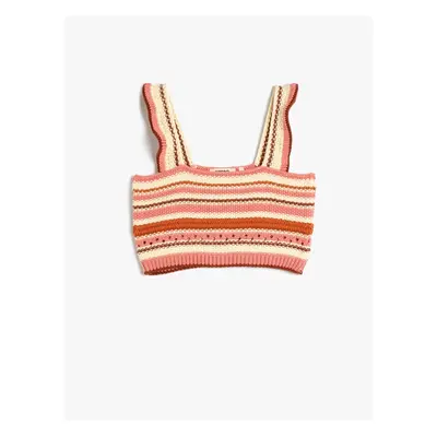 Koton Crochet Crop Top with Straps