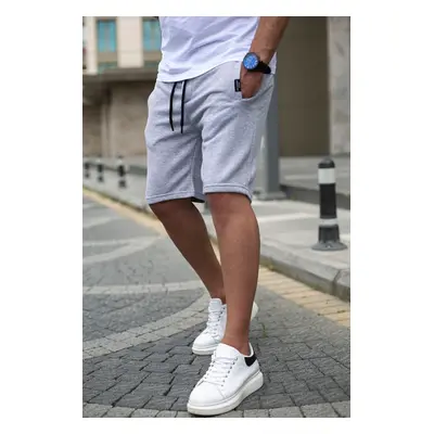 Madmext Men's Gray Regular Fit Shorts