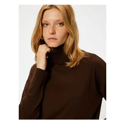 Koton Oversize Knitwear Turtleneck Sweater Long Sleeve