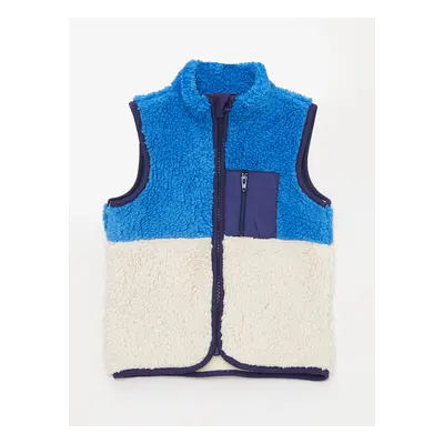 LC Waikiki High Neck Color Block Fleece Baby Boy Vest