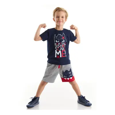 Denokids Fearless Boys T-shirt Shorts Set