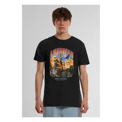 American Life Mount Roushmore Black T-Shirt