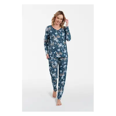 Women's pajamas Madison, long sleeves, long pants - print