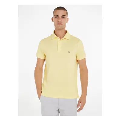 Yellow Mens Polo T-Shirt Tommy Hilfiger - Men