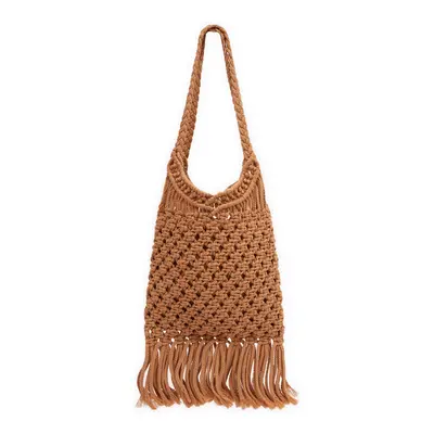 Orsay Brown Women's Knitted Bag with Decorative Detail - Women