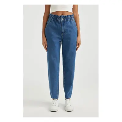 DEFACTO Paperbag High Waist Ankle Length Jean Trousers