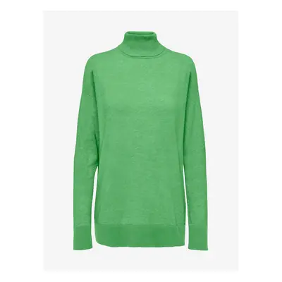 Women's green turtleneck ONLY Ibi - Women