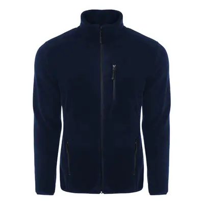 24601 Dewberry Pocket Outdoor Full Zipper Fleece Jacket-NAVY BLUE