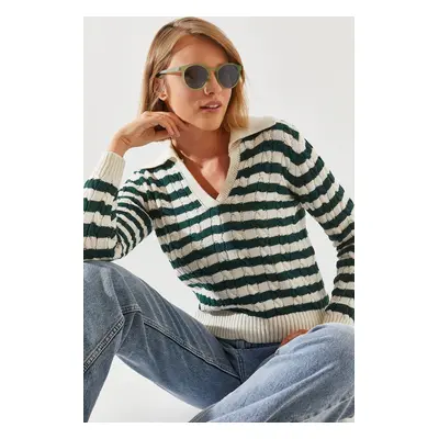 Bianco Lucci Hair Polo Neck Sweater