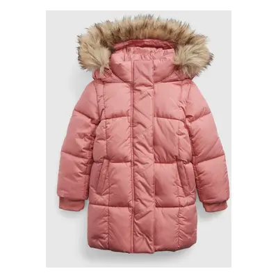 GAP Kids Quilted Jacket Hooded - Girls