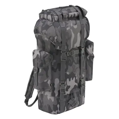 Nylon Military Backpack Grey Camo