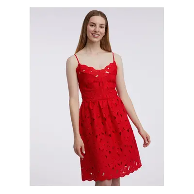 Orsay Red Ladies Lace Dress - Women