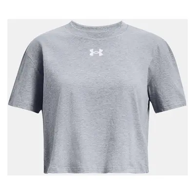 Under Armour T-Shirt UA CROP SPORTSTYLE LOGO SS-GRY - Girls