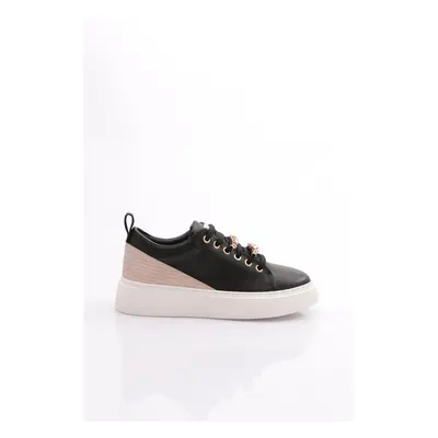 DGN Es863 Women's Thick Colored Crystal Stone Sneakers Shoes