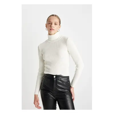 DEFACTO Slim Fit Slim Fit Turtleneck Knitwear Sweater