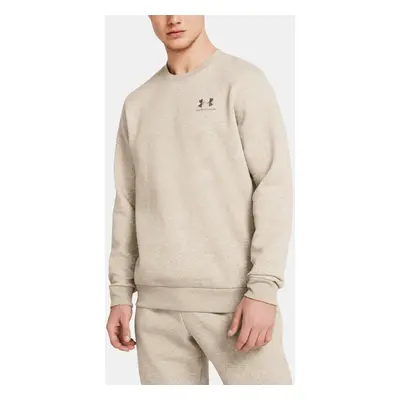 Under Armour Sweatshirt UA Essential Fleece Crew-BRN - Men