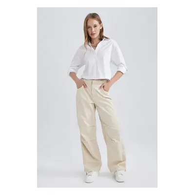 DEFACTO Cool Parachute Gabardine Trousers