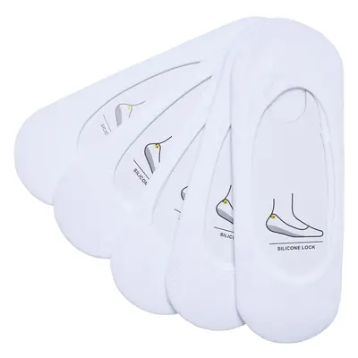 Invisible Socks 5-Pack White