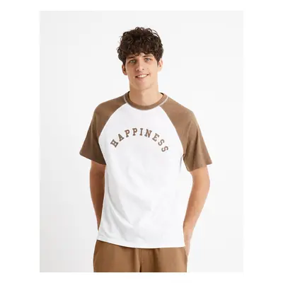 Celio Cotton T-Shirt Ceraglan Happiness - Men