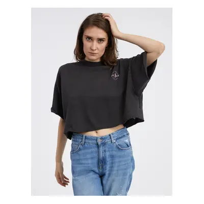 Black Women's Oversize T-Shirt ONLY Lucy - Women