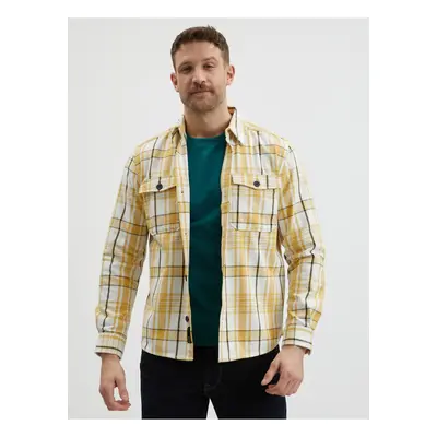 White & Yellow Plaid Outerwear ONLY & SONS Milo - Men