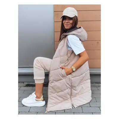 Női mellény DStreet Beige