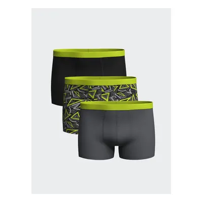 LC Waikiki Standard Mold Flexible Fabric Men's Boxer 3-Piece