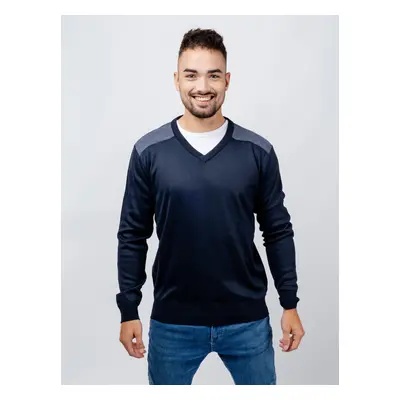 Man sweater GLANO - dark blue