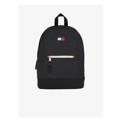 Black Mens Backpack Tommy Jeans Function Dome Backpack - Men