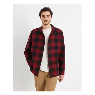 Celio Plaid Shirt Vabuche - Men