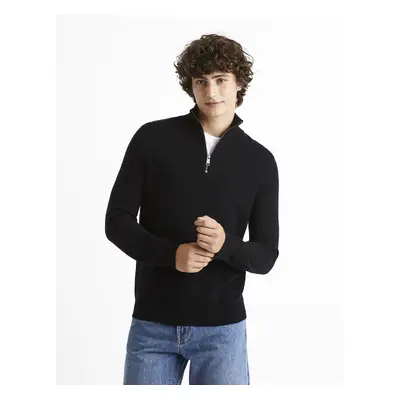 Celio Sweater Celim with zipper collar - Men