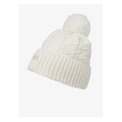 Women's cream merino wool beanie HELLY HANSEN W HOD BEANIE 2.0 - Women