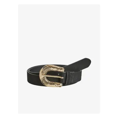 Black Women's Leather Strap VILA Luisa - Women's